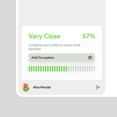 Progress status branding dashboard ui webdesign