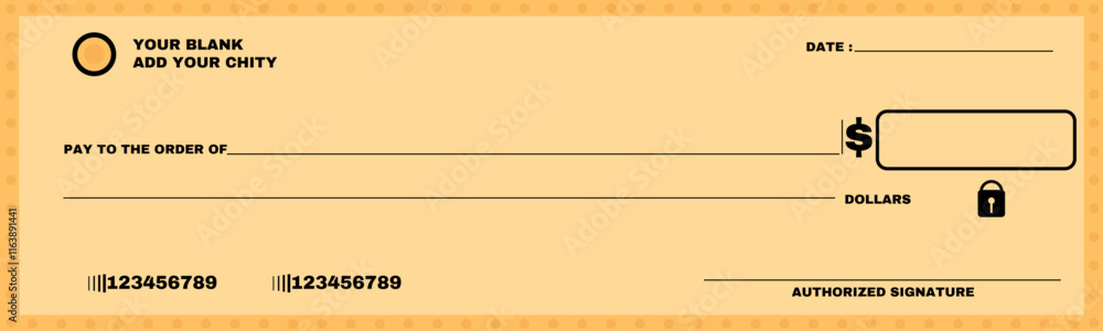 blank check Money check blank template design graphic design