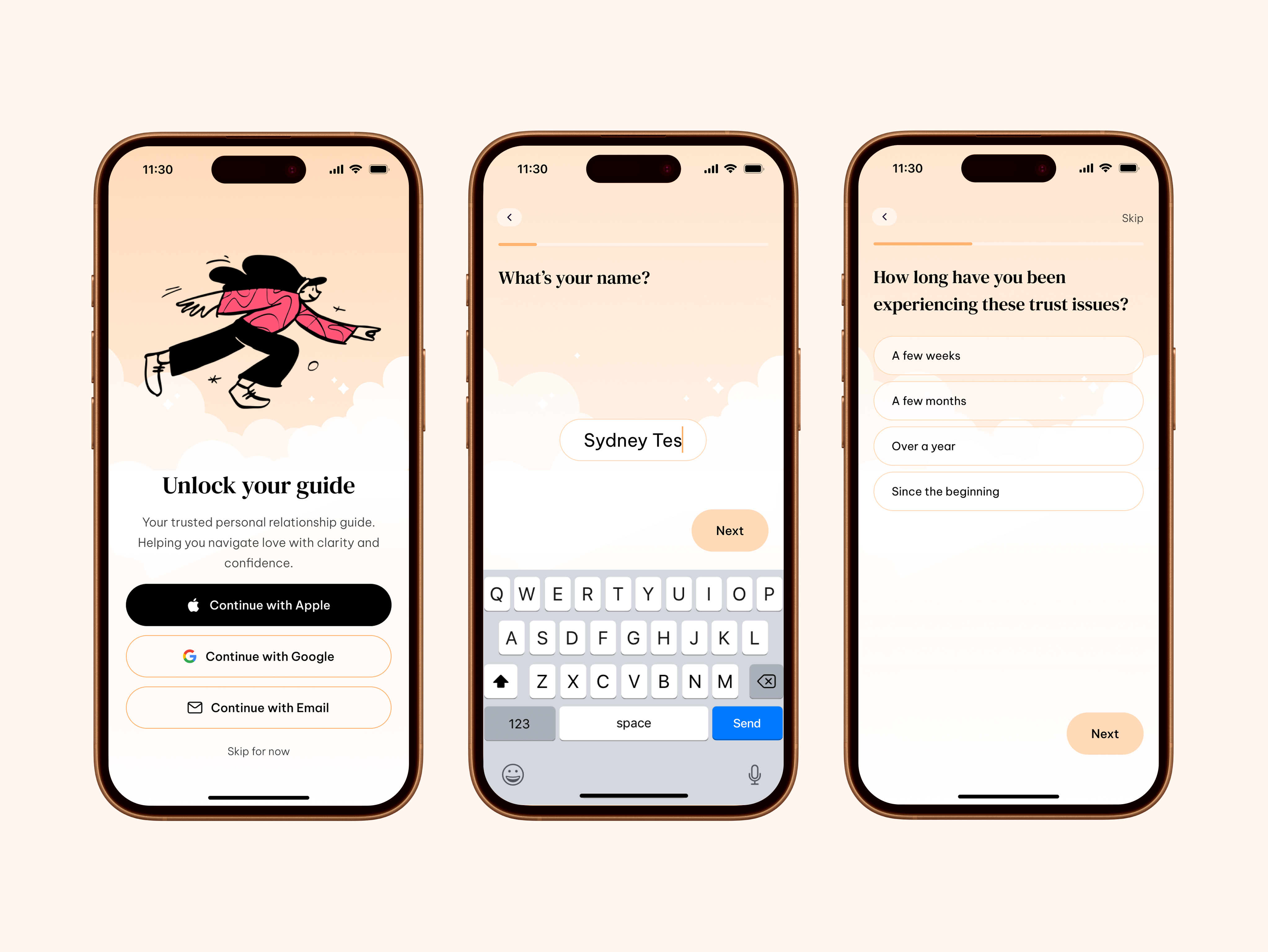 Onboarding UI - Amanda AI design ui uidesign uiux