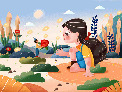 遇见精灵米罗 illustration ui