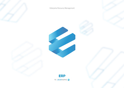 Enterprise Resource Planning branding design erp logo typography