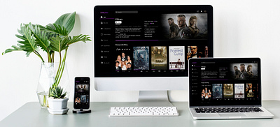 Streaming service app application desktop mobile prototype ui ux uxdesign uxui web wireframe