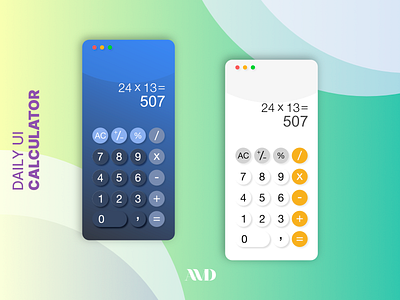 DailyUI #004 - Calculator concept design ui ui design uidesign uiux ux uxdesign uxui vector