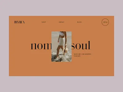 Bevrica - skincare web animation animation beauty gif minimal modern motion skincare ui web website