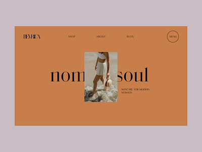 Bevrica - skincare web animation animation beauty gif minimal modern motion skincare ui web website