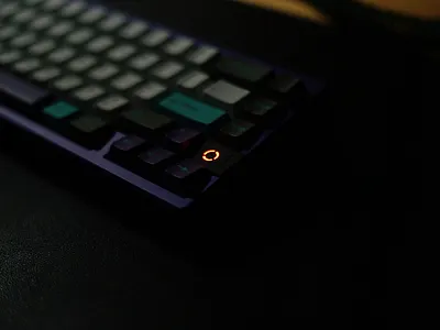 DOT65 keyboard sample aluminium keyboard keycap sample