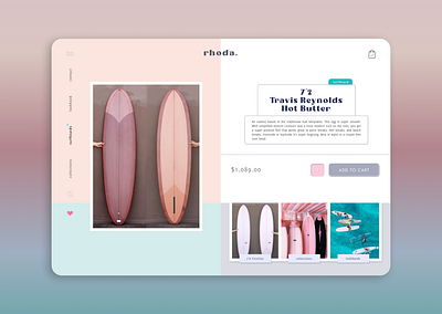 E-commerce design UI - for a surfboard store app dailyui ecommerce app ecommerce shop graphicdesign summervibes surf surfboards uidesign