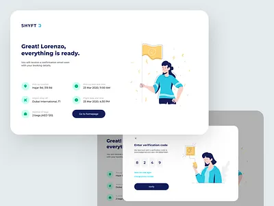Thank you page Web app confirmation dashboard design illustration illustrator otp pin thank you ui ux verification web web design website
