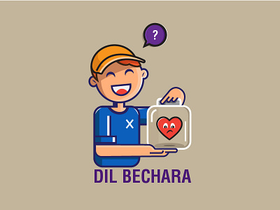 Dil Bechara design illustration india poster vector