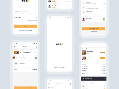 Foodly food delivery app app app design app concept app ui design delivery delivery app food food app food delivery food delivery app food delivery application food delivery service foodly imran ios app ios app design minimal app mobile app design ui ux