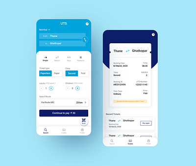 Mobile Ticketing App casestudy redesign ticket app ticket booking ticketing tickets ui ux
