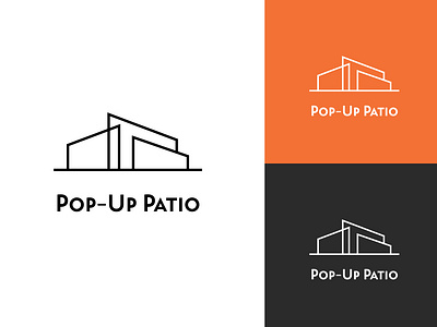 Line Logo design flat illustration logo minimal vector