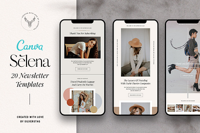 Selena - Canva Newsletter Templates