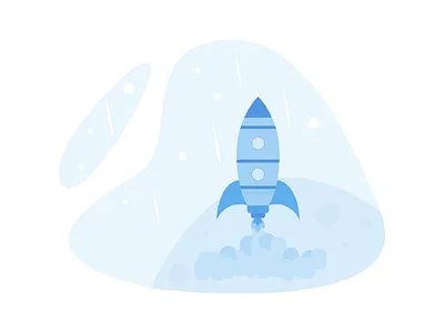 Rocket Launch Illustration graphic illustration launch rocket svg vector art