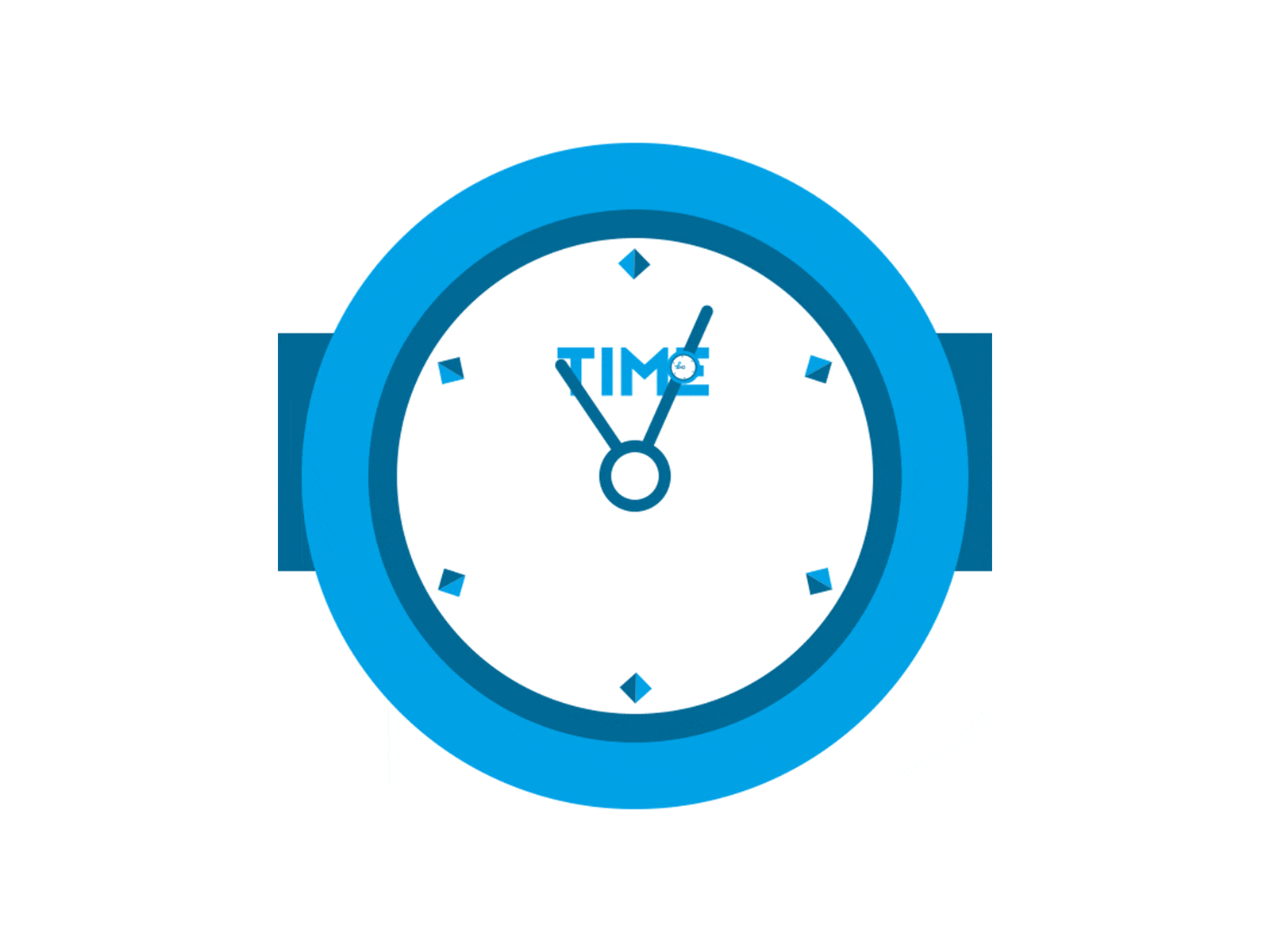 Recursion Loop - Motion Beast Homework 10 2d animation after affects animation clock clocks gif loop loop animation mograph motion beast motion design motion design school motion graphics recursion time