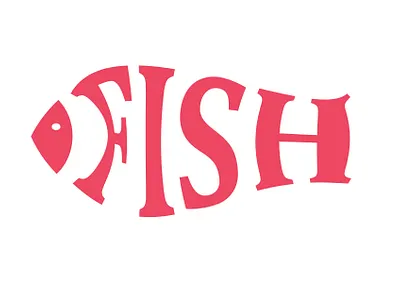 FISH app art branding design icon illustration lettering logo minimal website