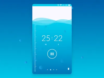 countdown app app dailyui design ui ux