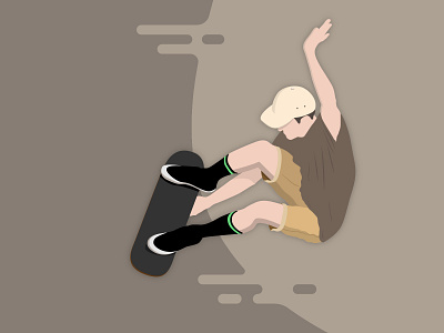 Skater Grab grab illustration sk8 skate skateboard skateboarding skater vector