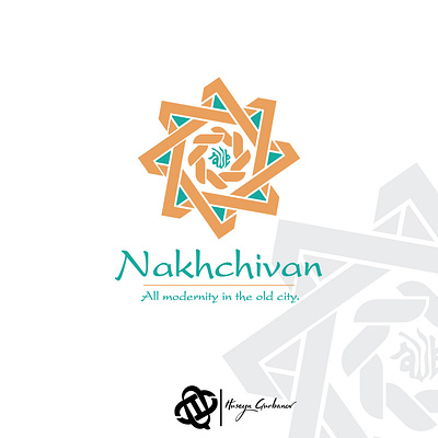 "Nakhchivan city" logo design design dizayn illustration logo vector