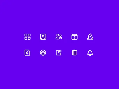 AC Icons app application design icon interface symbol ui ux vector web web design