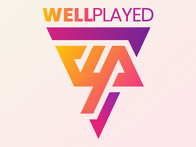 WellPlayed Logo Design design gradients logo logo design logos