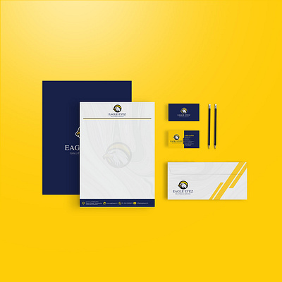 EAGLE EYEZ BRANDING branding businesscard corporate branding envelop logo logo design logodesign logotype stationery