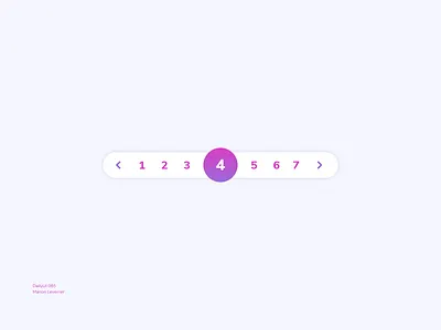 DailyUI 085 Pagination application daily 100 challenge daily ui daily ui 085 dailyui dailyui 085 dailyui 85 design desktop menu mobile number page pagination ui