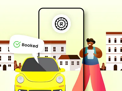 RentALL Cars app design ui vector