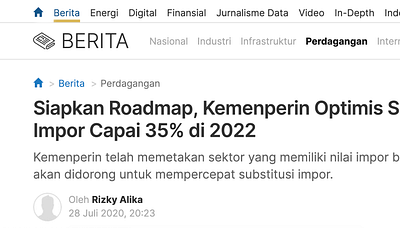 Typography details on article, Katadata design editorial design information architecture minimal news typography ui ux