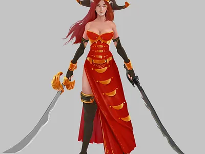 Custom Art: Fantasy on The Seven Seas! character design gaming pirates twitch