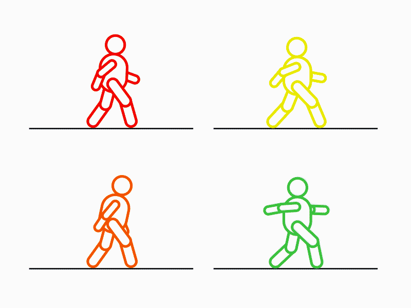 Walk cycle aftereffects animated animation cycle gif happy human motion sad walk walkcycle walking