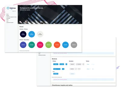 Optimise Component and Style library brand design ui website design website development