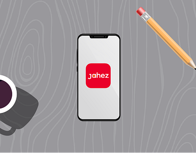 Jahez Project in behance branding illustration logo typography ui ux vector