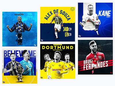 matchday design design dortmund fenerbahce football gameday inter manutd matchday poster soccer social media sports tottenham