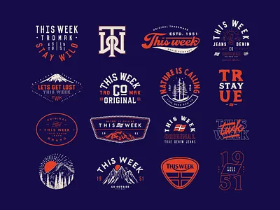 This Week - Badges Review 2020 badge badgedesign badges classic clothing dailydesign graphicdesign lettering logo logomark logotype ovrstudio retro retrodesign thisweek typedesign typographic typography vintage
