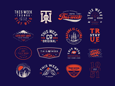 This Week - Badges Review 2020 badge badgedesign badges classic clothing dailydesign graphicdesign lettering logo logomark logotype ovrstudio retro retrodesign thisweek typedesign typographic typography vintage