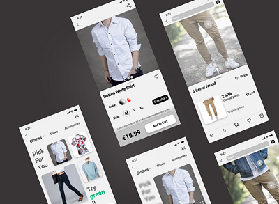 e_commerce clothes app app app design app ui application application design application ui clothes design mobile shop shopping shopping app shopping cart ui ux