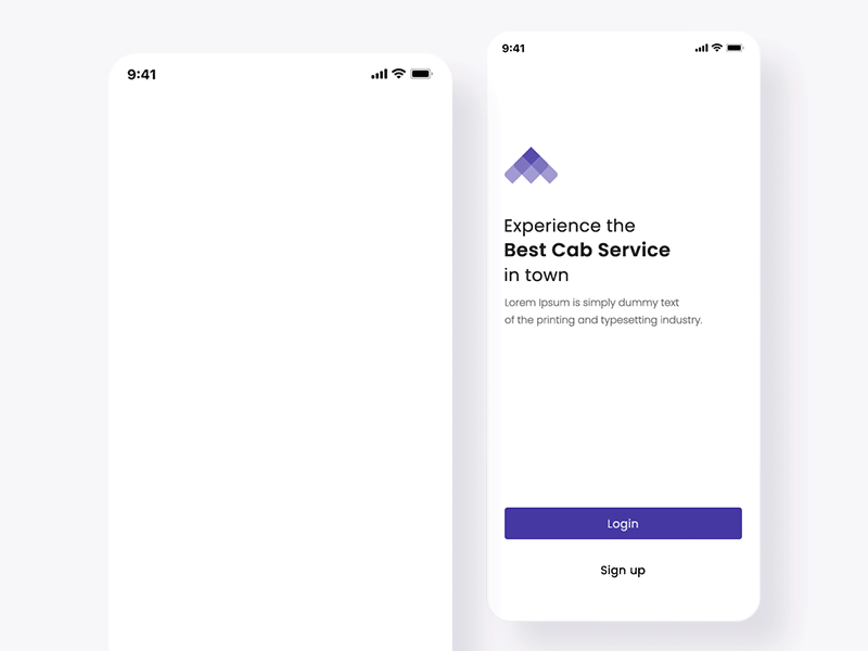 Ride app app car clean ui illustration interaction design motion design ola ride taxi app uber ui ux visual design