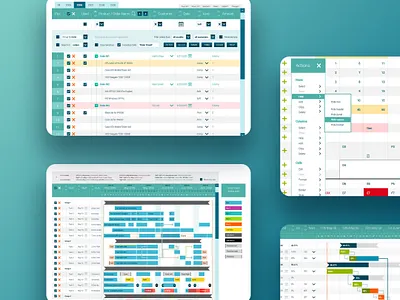 TreeGrid app app design desktop app light blue ui uidesign uiux ux uxui web app design