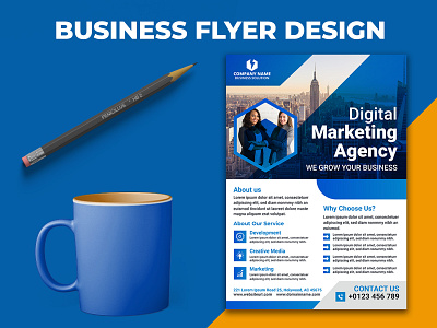 Business flyer Design business business flyer design creative flyer design disigtal marketing flyer flyer flyer design flyer template graphic design poster design professional flyer unique