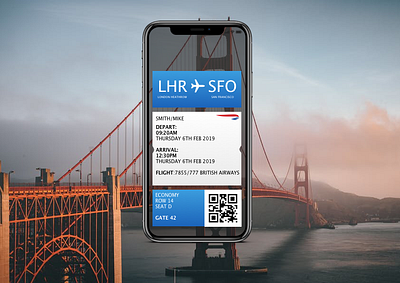 Daily UI 24: Boarding Pass dailyuichallenge design ui