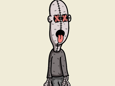DAMARIX cartoon illustration mural