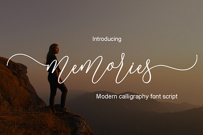 https://fontbundles.net/pollem-co calligraphy fontscript memories typeface typogaphy