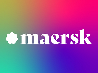 Concept logo for Maersk.