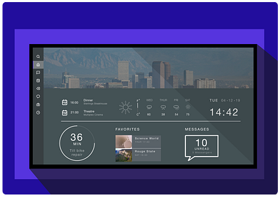 daily planner design illustration ui web