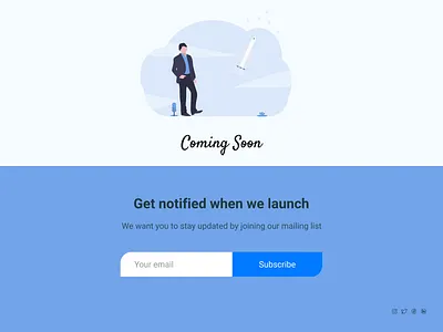 Daily UI 048 | Coming soon daily 100 challenge daily ui dailyui design ui