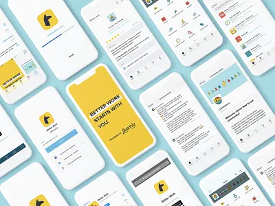Lessonly LlamaNation App branding community design ios app lessonly mobile app mobile app design ui