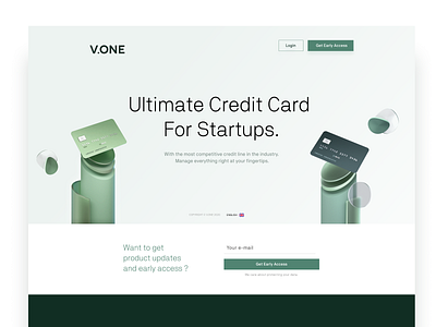 Credit Card Landing Page 3d bank blender card chip credit crypto design enterprise finance fintech illustration invest landing mastercard pay payment ui vc visa