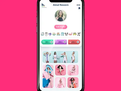 minimalist app profile Ui design adobe photoshop adobe xd app app design app mockup app ui application design design fiverr minimalist mobile app mobile app design mobile ui profile design profile page ui ui ux ui design uidesign uiux