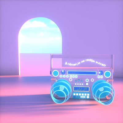 CARPET RIDE 3d 3d illustration 3d modeling illustration low poly vaporwave